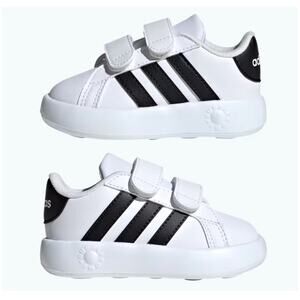 Adidas Kids Unisex Grand Court 2.0 Athletic Shoes Size 8.5 K
